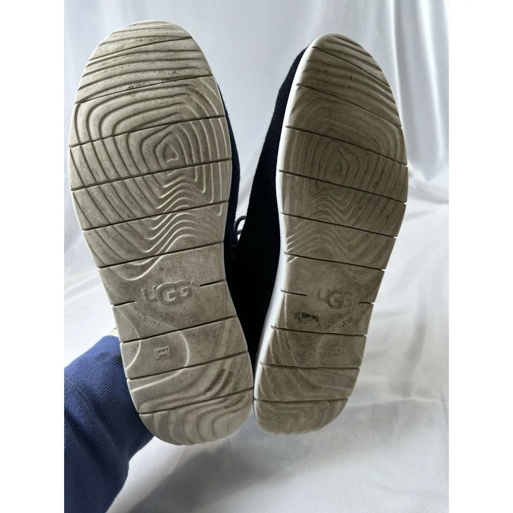 UGG FREAMON HYPERWEAVE SHOES MENS SIZE 11.5 US Navy‎ CHUKKA FLEX-FIT BOOTIE